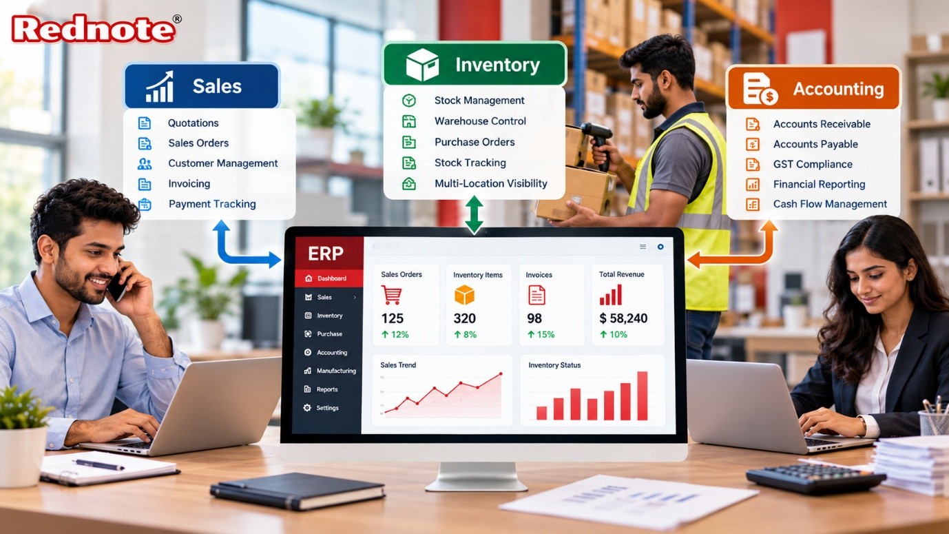 How ERP Software Integrates Sales