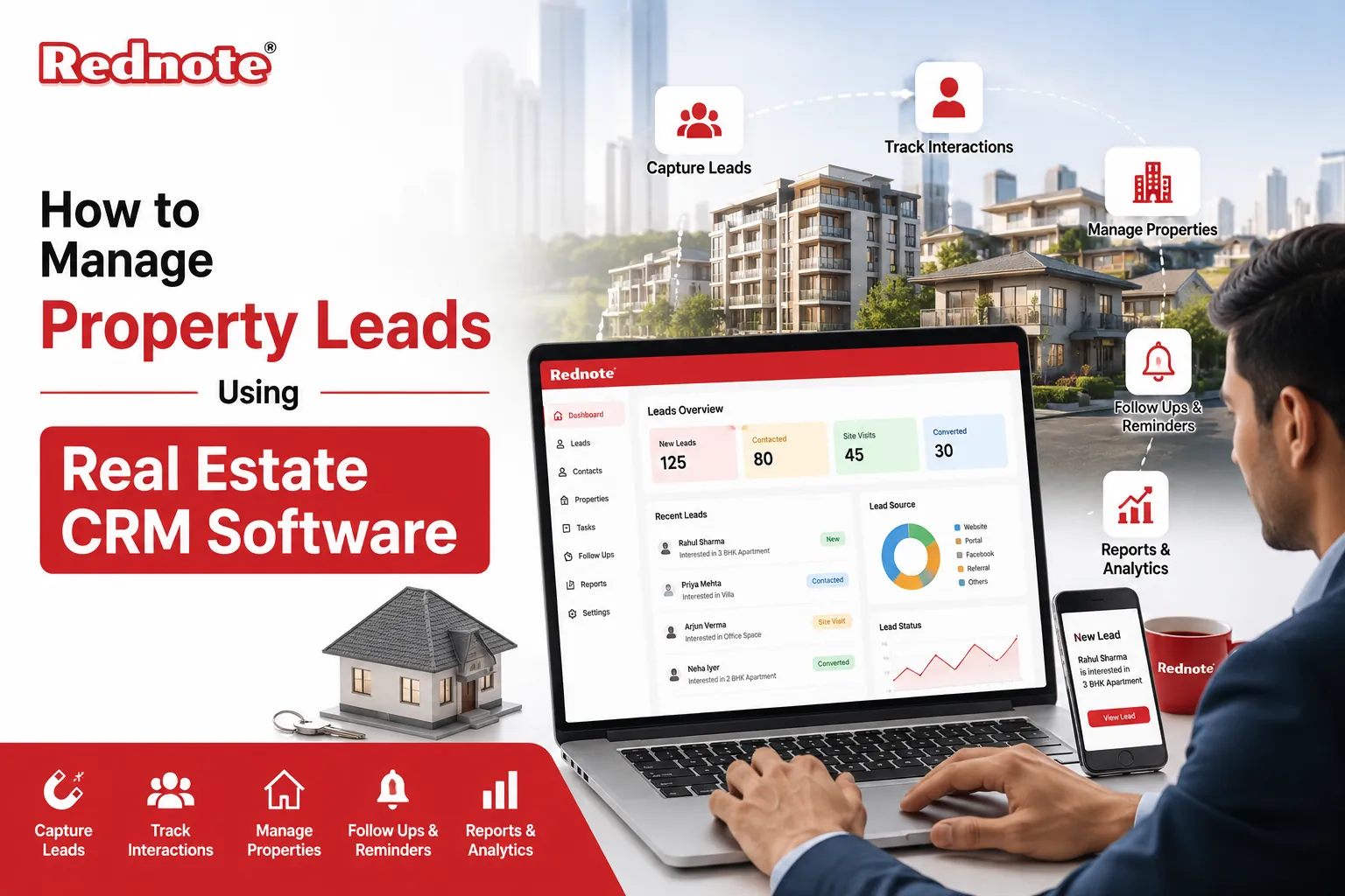 Real Estate CRM Software for Property Leads 