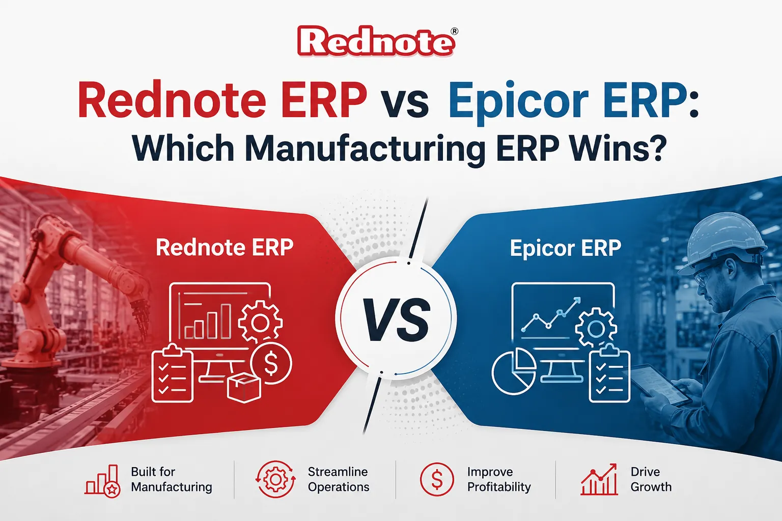Rednote ERP vs Epicor ERP